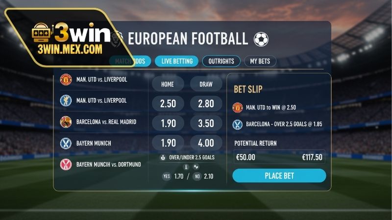 Kèo châu Âu trong cá cược - Cách chơi và kinh nghiệm chuẩn 7 Kèo châu Âu trong cá cược - Cách chơi và kinh nghiệm chuẩn