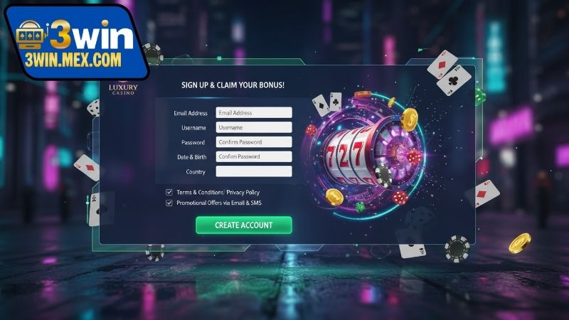 Đăng ký 3WIN - Tận hưởng những trải nghiệm tuyệt vời 1 Hướng dẫn đăng ký 3WIN từng bước