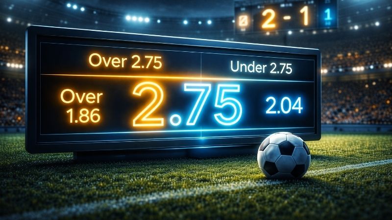 Kèo tài xỉu 2 3/4 là bao nhiêu - Cách tính thắng thua chi tiết và dễ hiểu 8 keo-tai-xiu-2-3-4-la-bao-nhieu