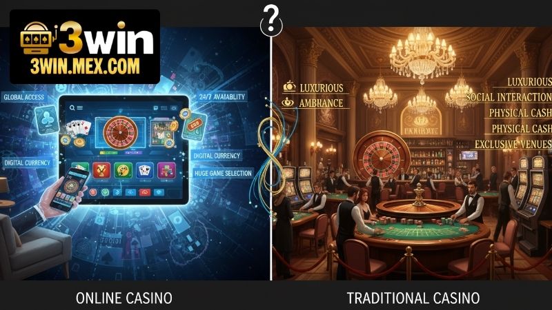 Sự khác nhau giữa Casino online và truyền thống dưới góc nhìn mới 3 su-khac-nhau-giua-casino-online-va-truyen-thong
